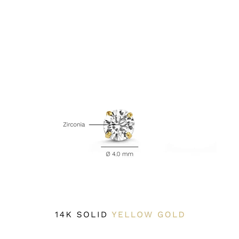 Teardrop™ | Stone Stud Earrings