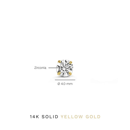 Teardrop™ | Stone Stud Earrings